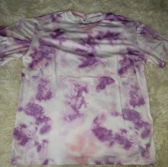 Tie-dye biker short set size Large - Picture 3 of 3